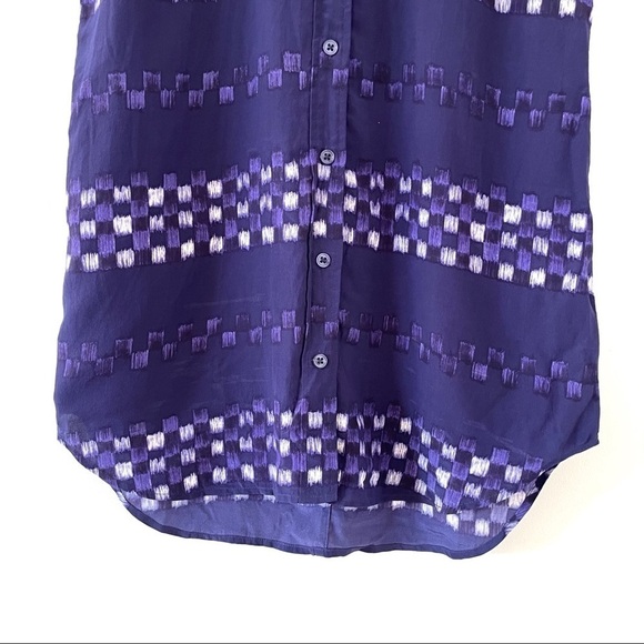 Equipment Ultramarine 100% Silk Shirt Dress - Picture 8 of 8